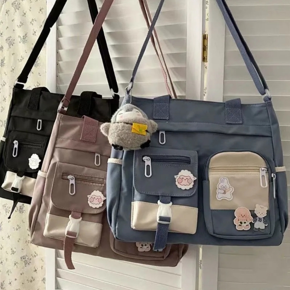 Waterproof Nylon Shoulder Bag